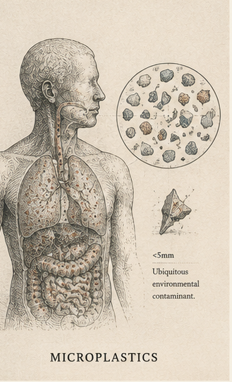 Microplastics sentiment market illustration